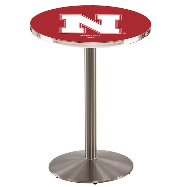 42" Stainless Steel Nebraska Pub Table